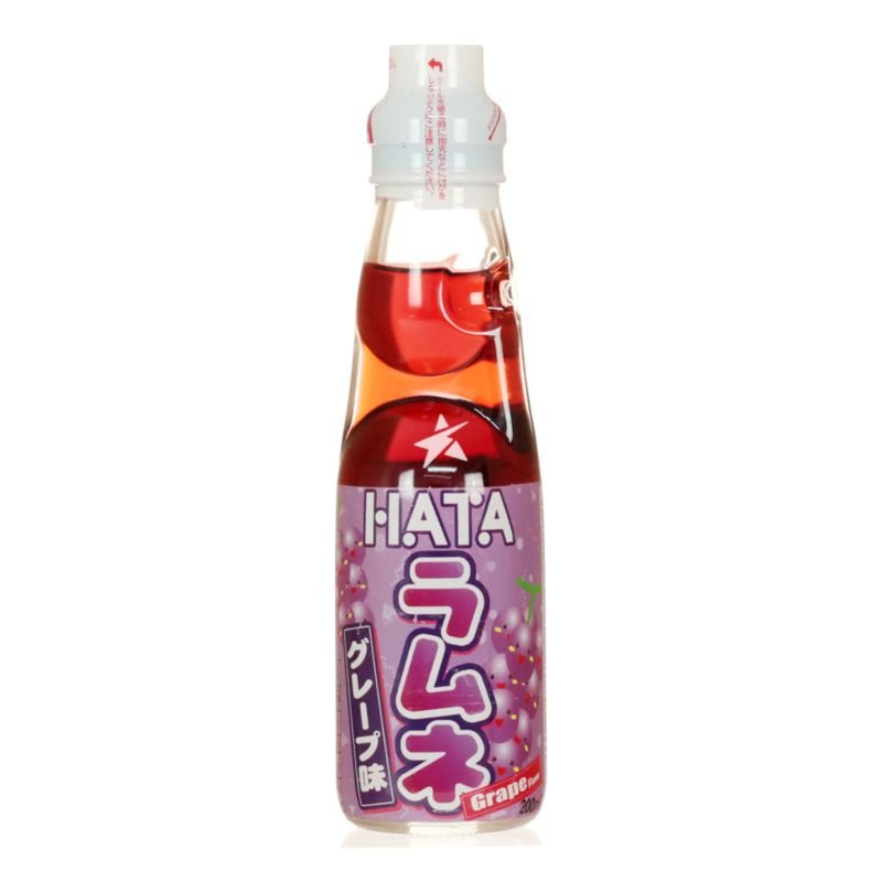 Hata Kosen Grape Ramune Soda 200ml - Candy Mail UK