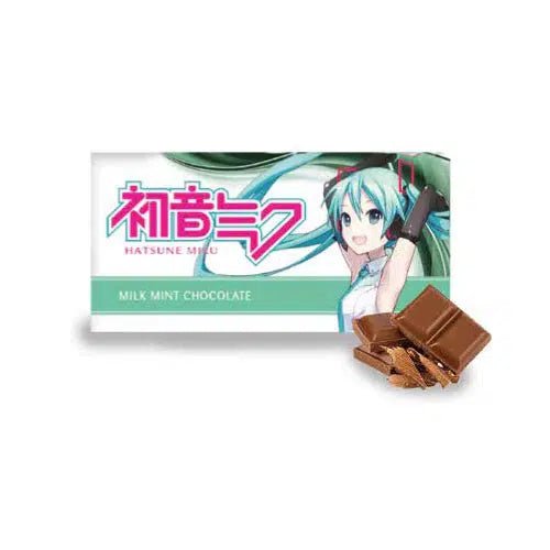 Hatsune Miku Mint Milk Chocolate Bar 50g - Candy Mail UK
