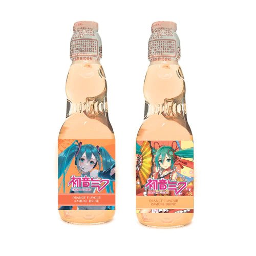 Hatsune Miku Orange Ramune Soda 200ml - Candy Mail UK