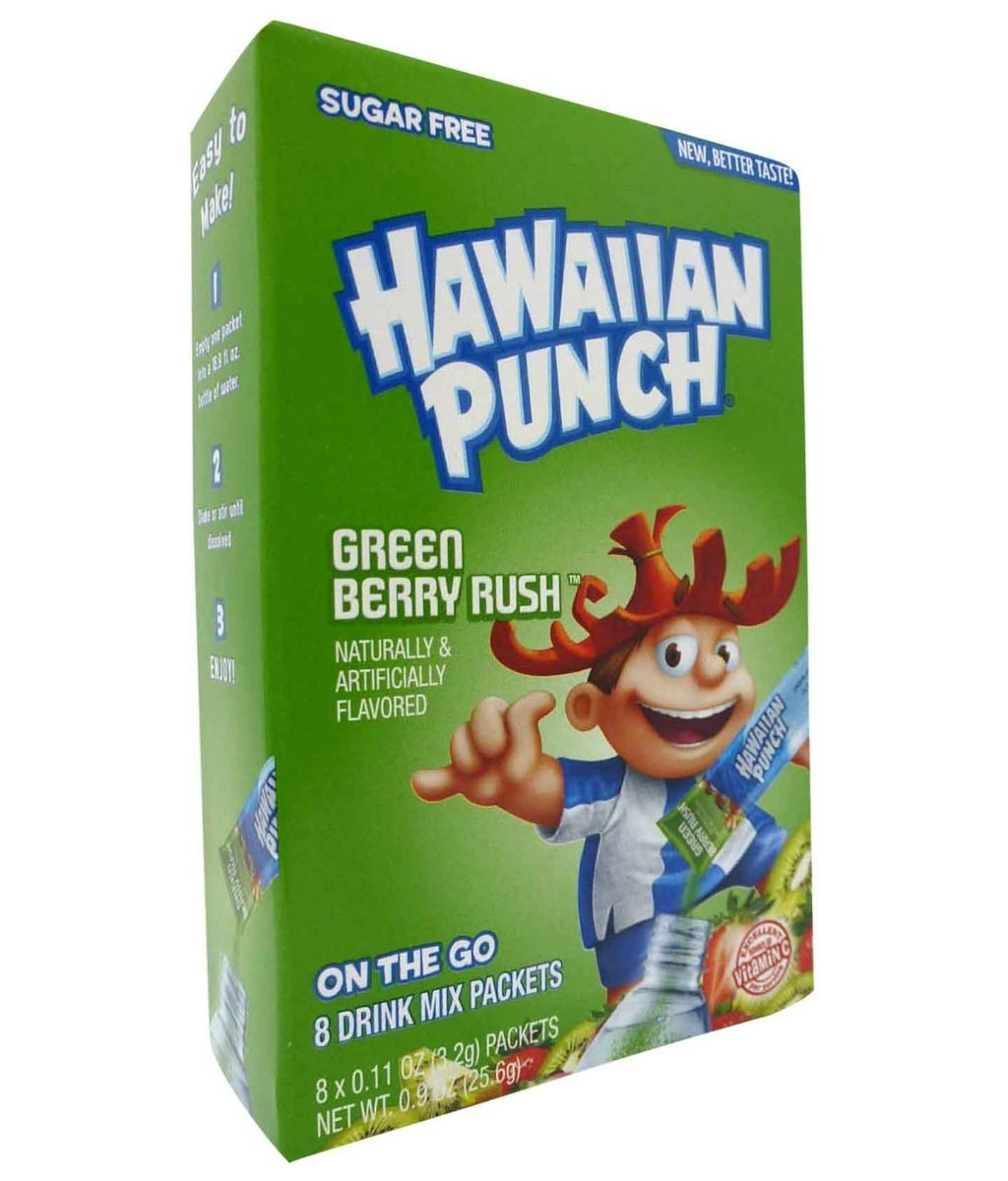 Hawaiian Punch Green Berry Rush Singles to Go 25.6g - Candy Mail UK