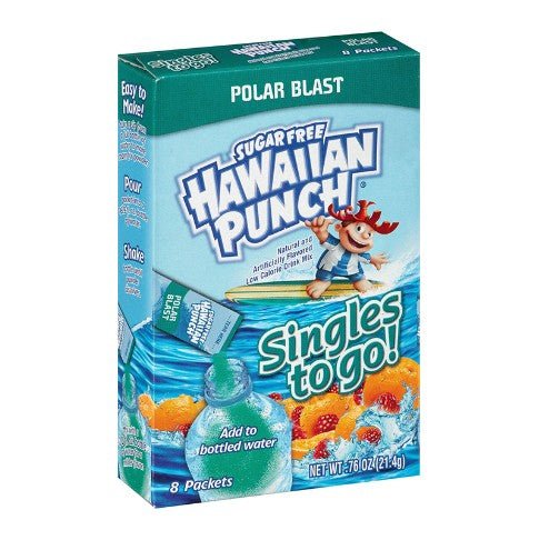 Hawaiian Punch Green Polar Blast Singles to Go 25.6g - Candy Mail UK