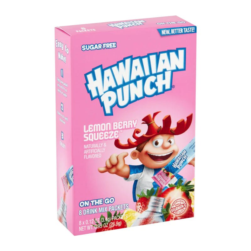 Hawaiian Punch Lemon Berry Squeeze Singles to Go 25.6g - Candy Mail UK