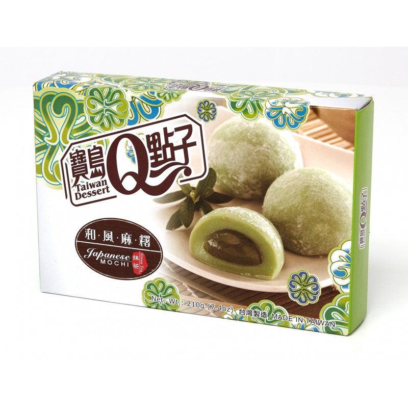 He Fong Green Tea Mochi 210g - Candy Mail UK