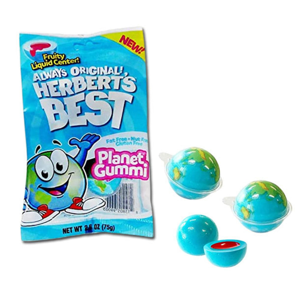 Herbert's Planet Gummi 4 Pack 75g - Candy Mail UK