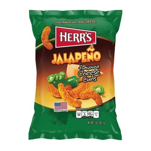 Herr's Jalapeno Cheese Curls 28g - Candy Mail UK