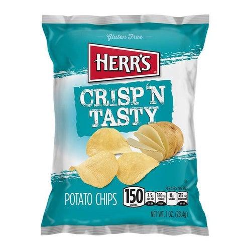 Herr's Regular Crisp and Tasty Potato Chips 28g - Candy Mail UK