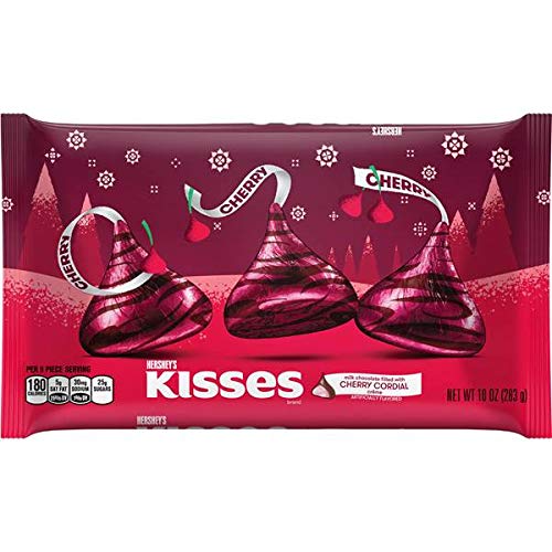 Hershey's Cherry Cordial Kisses 198g - Candy Mail UK