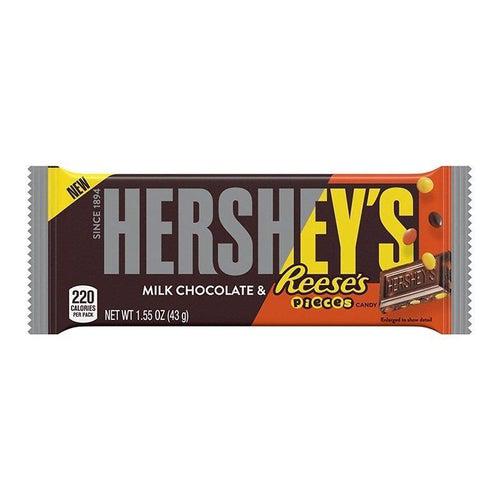 Hershey's Choc bar with Reeses Pieces 43g - Candy Mail UK
