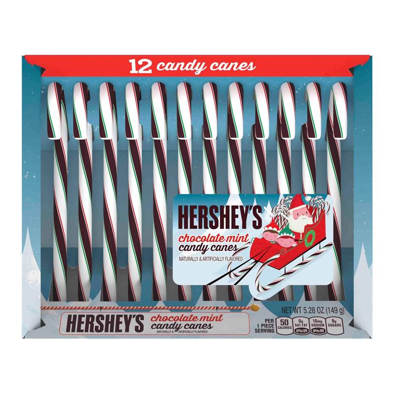 Hershey's Chocolate mint Flavour Candy Canes 149g - Candy Mail UK