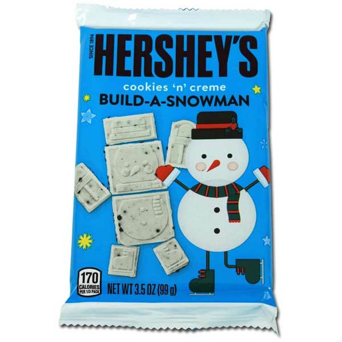 Hershey's Cookies 'n' Creme Build a Snowman 99g - Candy Mail UK