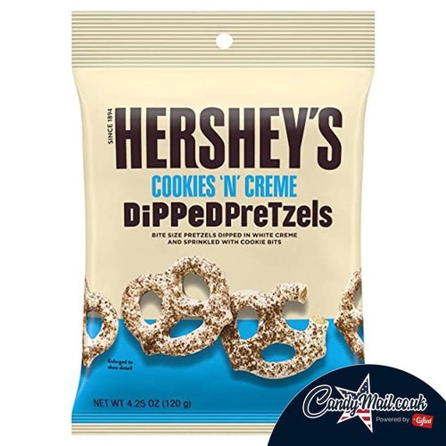 Hershey's Cookies N Creme Dipped Pretzels 120g - Candy Mail UK