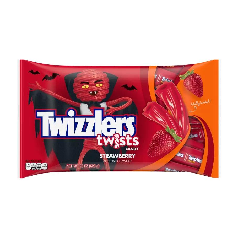Hershey's Halloween Twizzlers Strawberry Snack Size 624g - Candy Mail UK