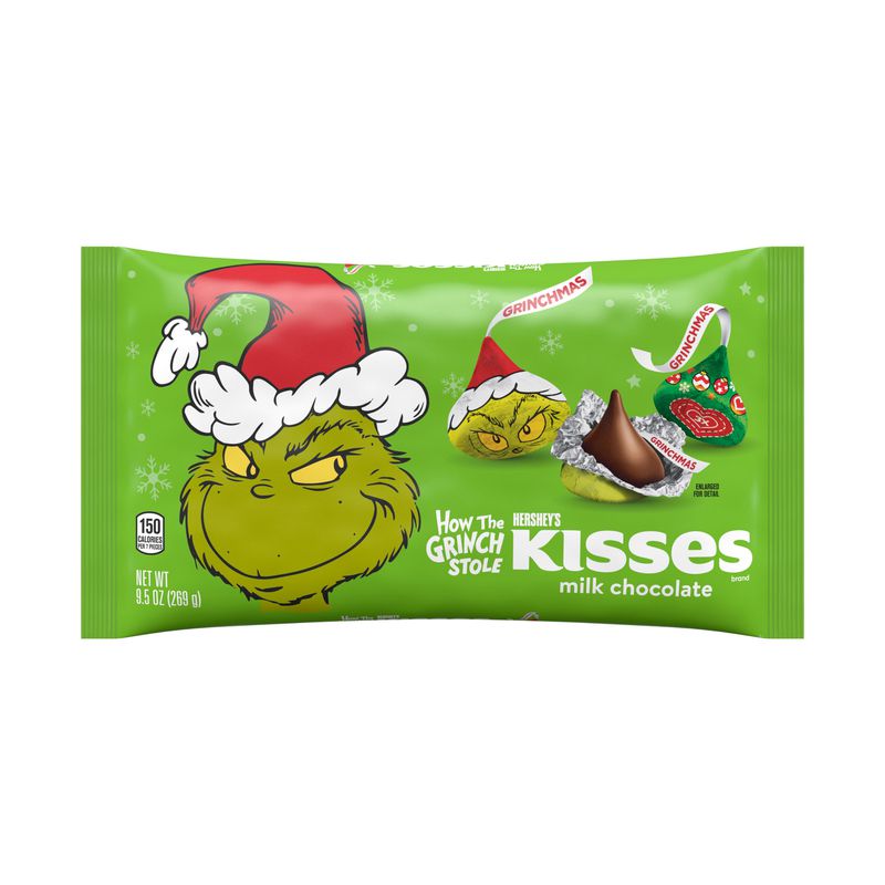 Hershey's How the Grinch Stole Kisses 209g - Candy Mail UK