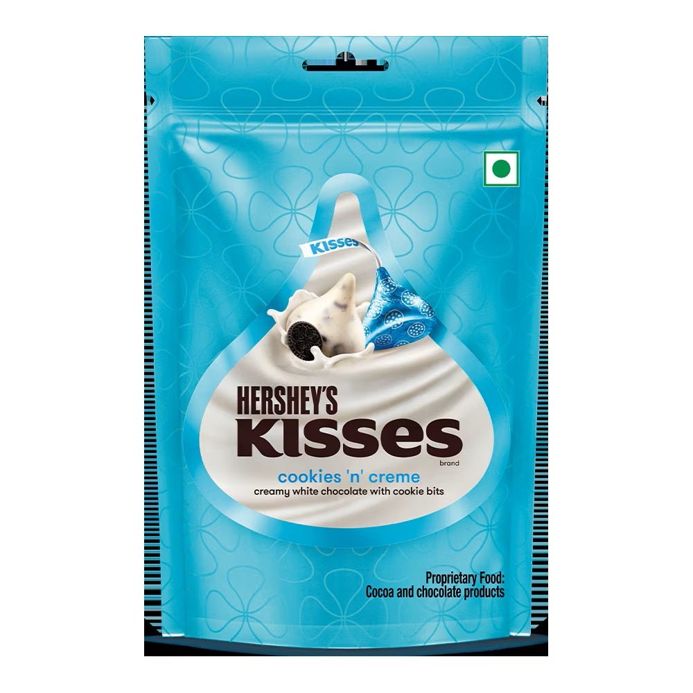 Hershey's Kisses Cookies N Creme (India) 100g - Candy Mail UK