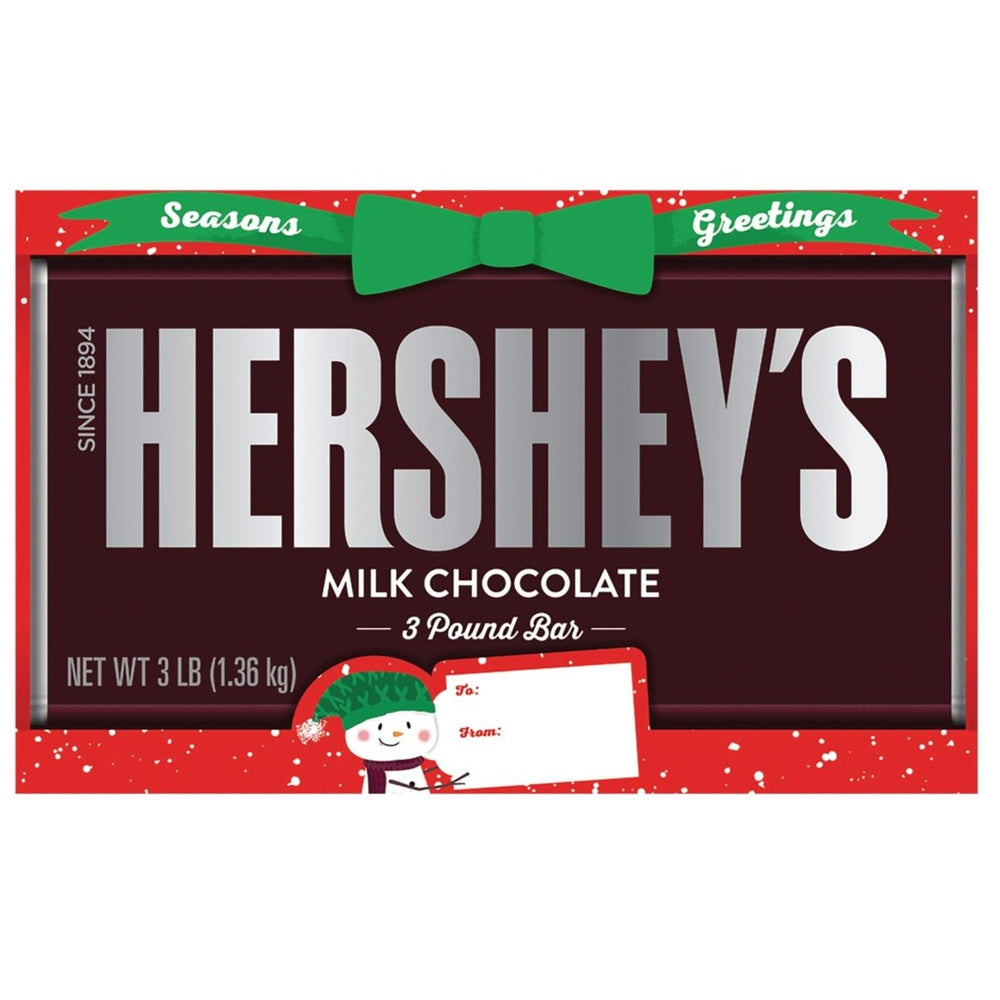 Hershey's Milk Chocolate 3lb Bar 1.36kg - Candy Mail UK