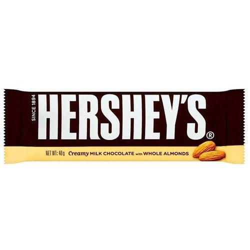 Hershey's Milk Chocolate Bar with Almonds 41g BB (09/21) - Candy Mail UK