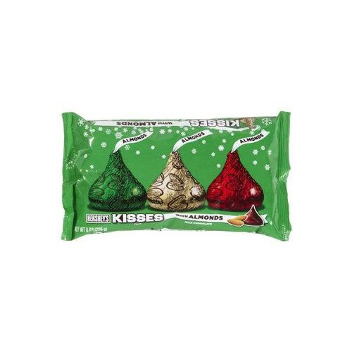 Hershey's Milk Chocolate Christmas Kisses with Almond 212g - Candy Mail UK