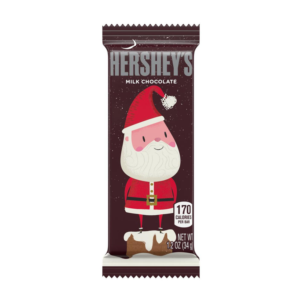 Hershey's Milk Chocolate Santa's 34g - Candy Mail UK