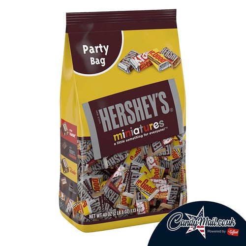 Hershey's Miniatures Party Bag 1.01kg - Candy Mail UK