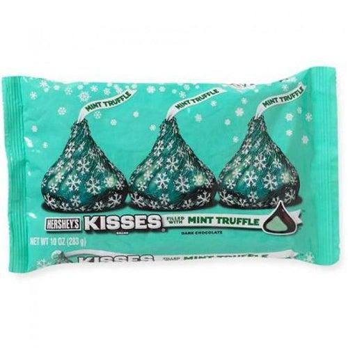 Hershey's Mint Truffle Filled Dark Chocolate Kisses 198g - Candy Mail UK