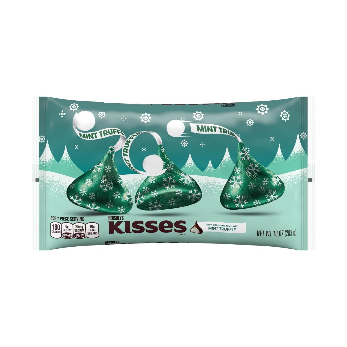 Hershey's Mint Truffle Kisses 198g - Candy Mail UK