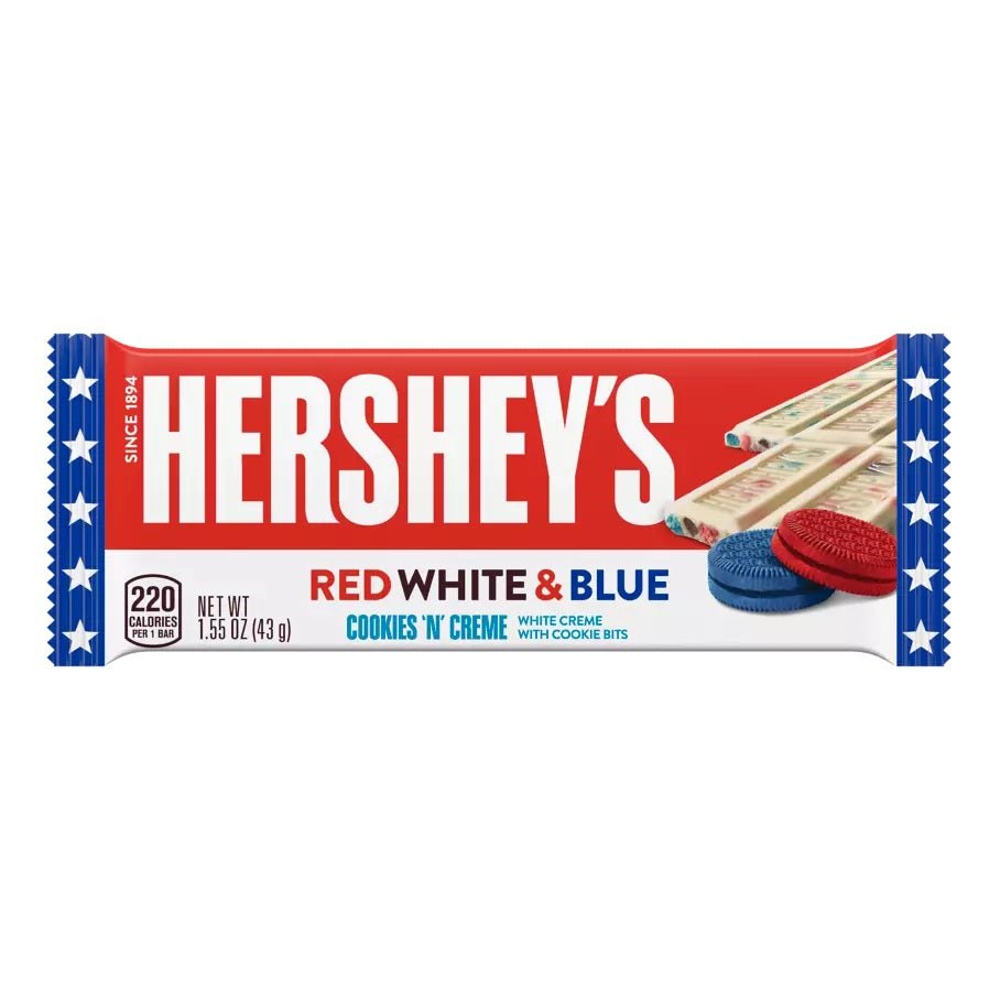 Hershey's Red White and Blue Bar (Canada) 95g - Candy Mail UK