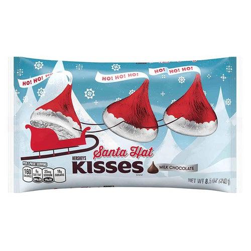 Hershey's santa Hat Kisses 286g - Candy Mail UK