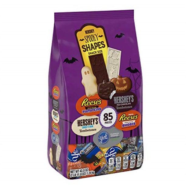 Hershey's Spooky Shapes Chocolate Assortment Snack Size 85 Pieces 1.24kg - Candy Mail UK