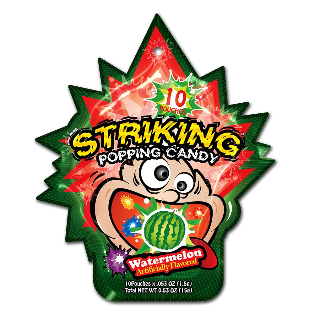 Hong Kong Striking Watermelon Popping Candy 15g - Candy Mail UK