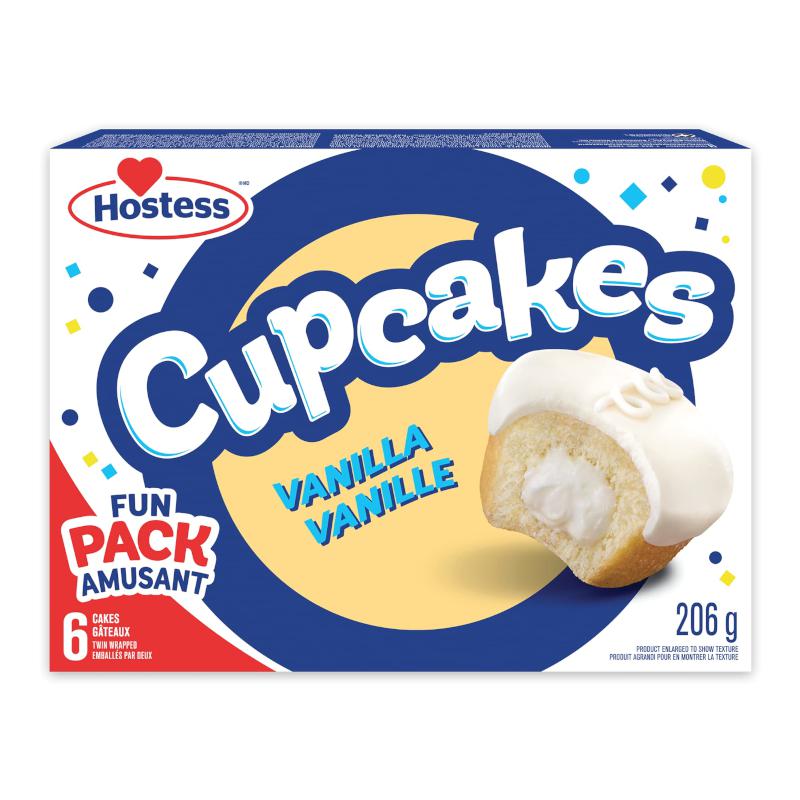 Hostess Cupcakes Vanilla (Canada) 206g - Candy Mail UK