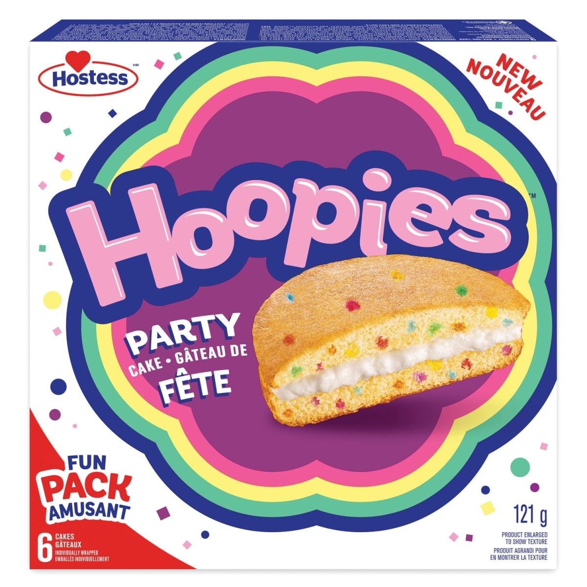 Hostess Hoopies Party (Canada) 121g - Candy Mail UK