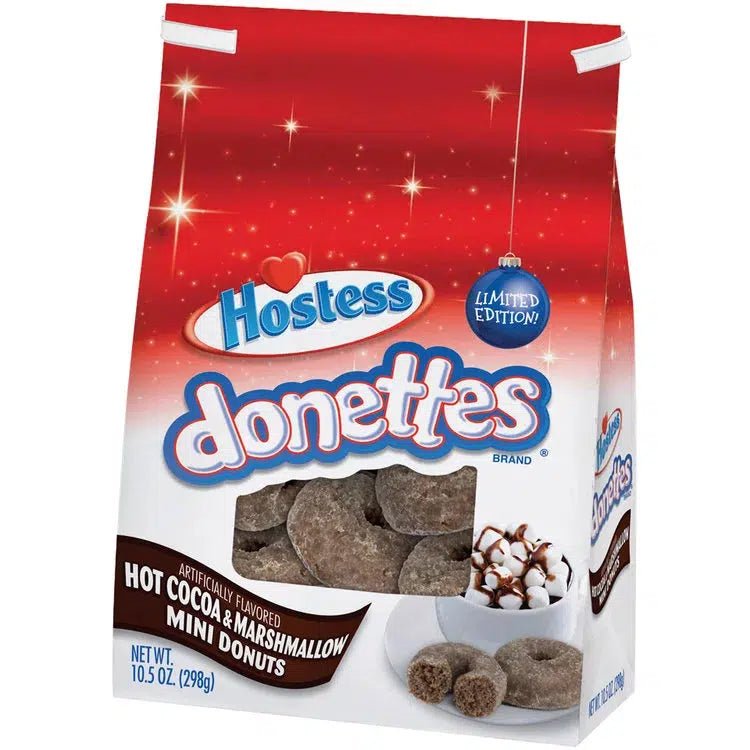 Hostess Hot Cocoa and Marshmallow Donettes Grab Bag 284g - Candy Mail UK