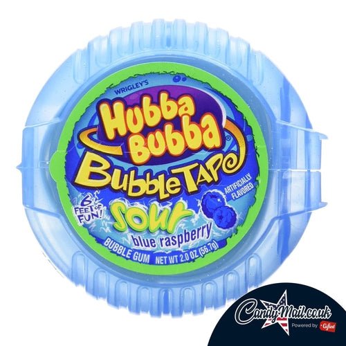 Hubba Bubba Sour Blue Raspberry Gum 56.7g - Candy Mail UK