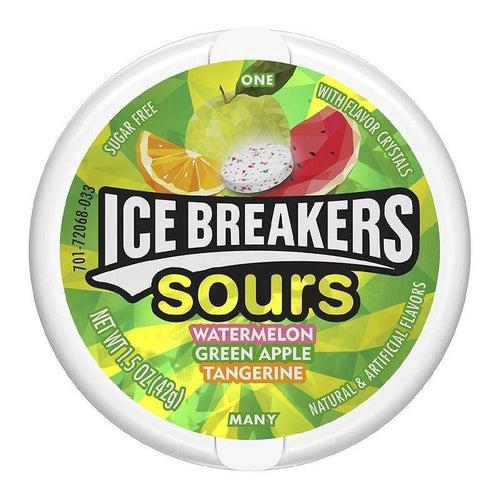Ice Breaker Sours Watermelon, Apple, Tangerine 42g - Candy Mail UK