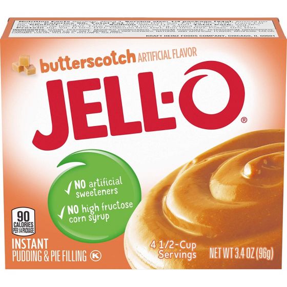 Jell-o Instant Pudding Butterscotch 96g - Candy Mail UK