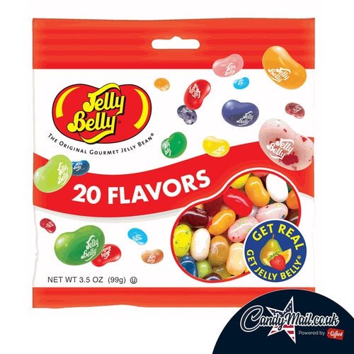 Jelly Belly 20 Flavours Bag 70g - Candy Mail UK