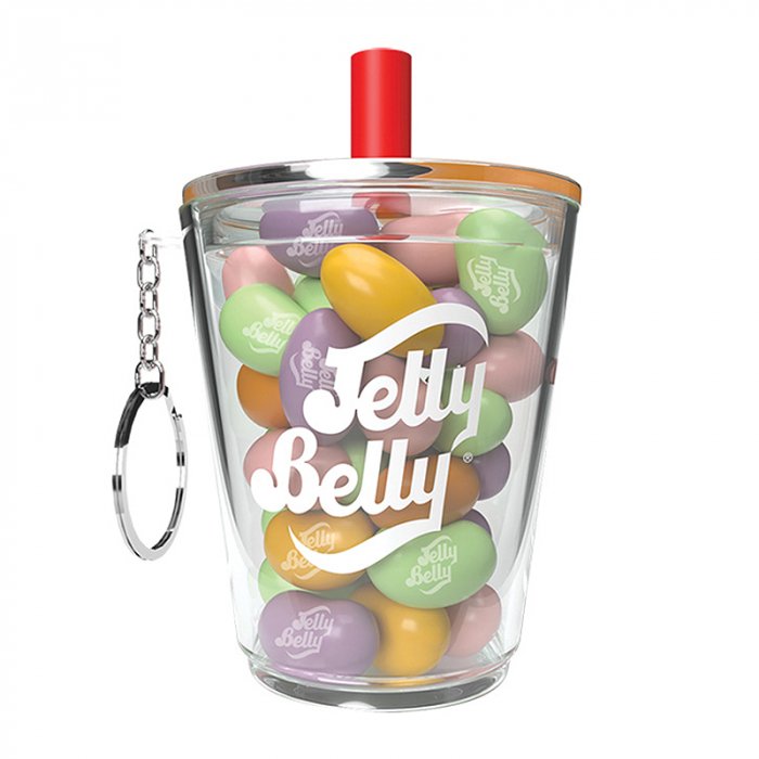 Jelly Belly Bubble Tea Keychain Mini Cup 65g - Candy Mail UK