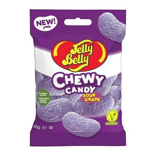 Jelly Belly Chewy Candy Grape Sours 60g - Candy Mail UK