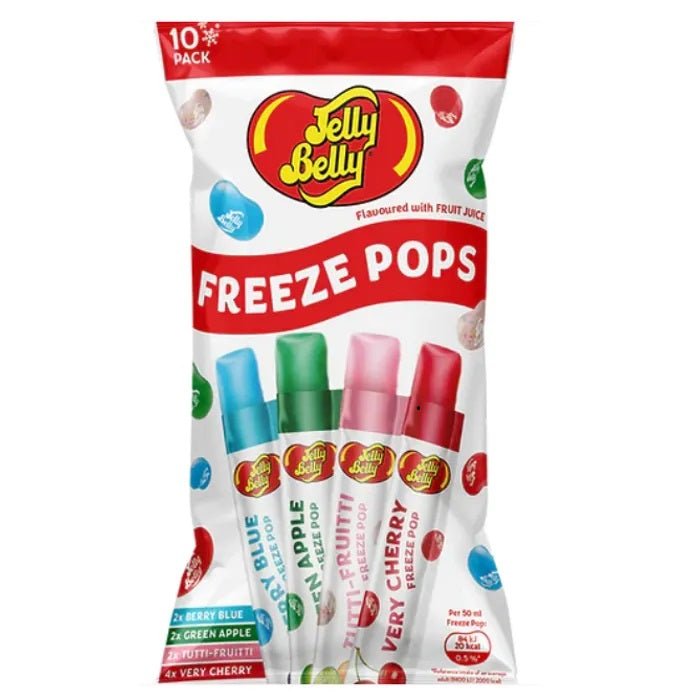Jelly Belly Freeze Pops 10 Pack 10x 50ml - Candy Mail UK