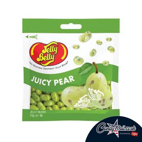 Jelly Belly Juicy Pear Bag 70g - Candy Mail UK
