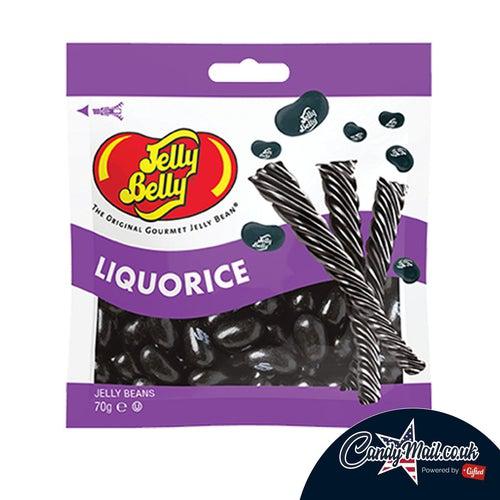 Jelly Belly Liquorice Bag 70g - Candy Mail UK
