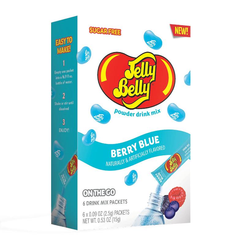 Jelly Belly Singles To Go Berry Blue 6 Pack 15g - Candy Mail UK