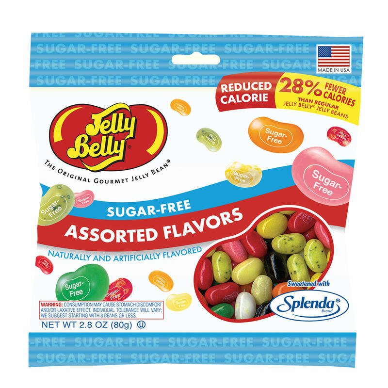Jelly Belly USA Sugar-Free Assorted Flavours 70g - Candy Mail UK