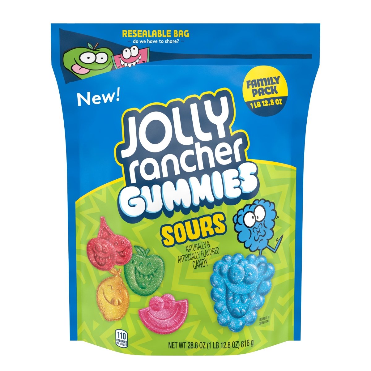 Jolly Rancher Gummies Sour 816g - Candy Mail UK