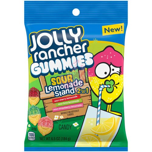 Jolly Rancher Gummies Sour Lemonade 184g - Candy Mail UK