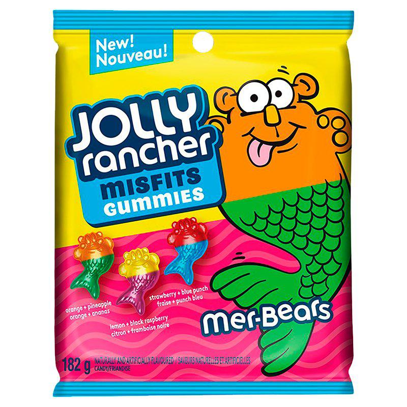 Jolly Rancher Misfits Gummies Mer-Bears (Canada) 182g - Candy Mail UK
