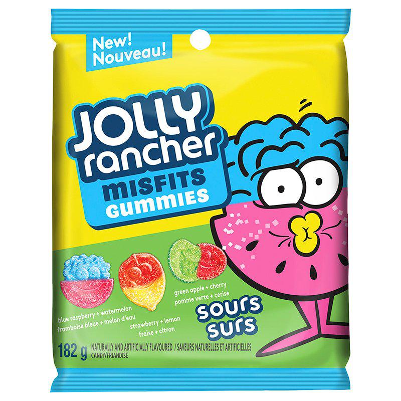 Jolly Rancher Misfits Gummies Sours (Canada) 182g - Candy Mail UK