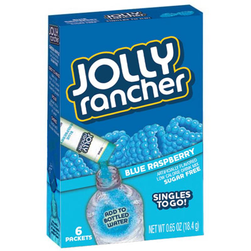 Jolly Rancher Singles to Go Blue Raspberry 18.4g - Candy Mail UK