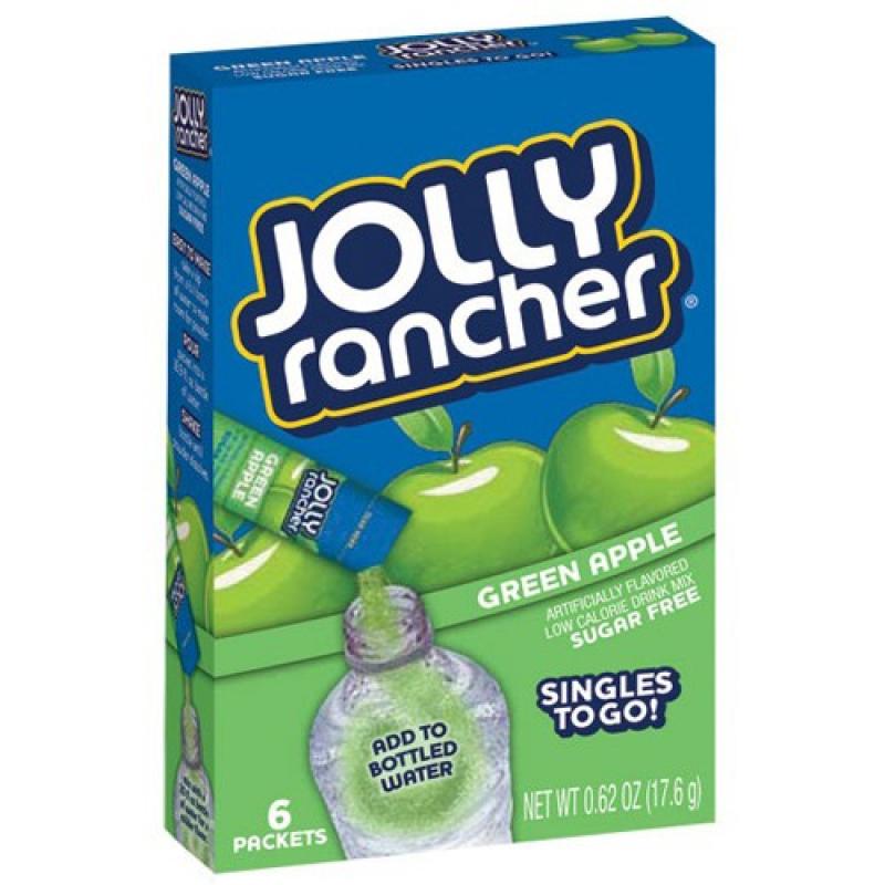 Jolly Rancher Singles to Go Green Apple 18.4g - Candy Mail UK