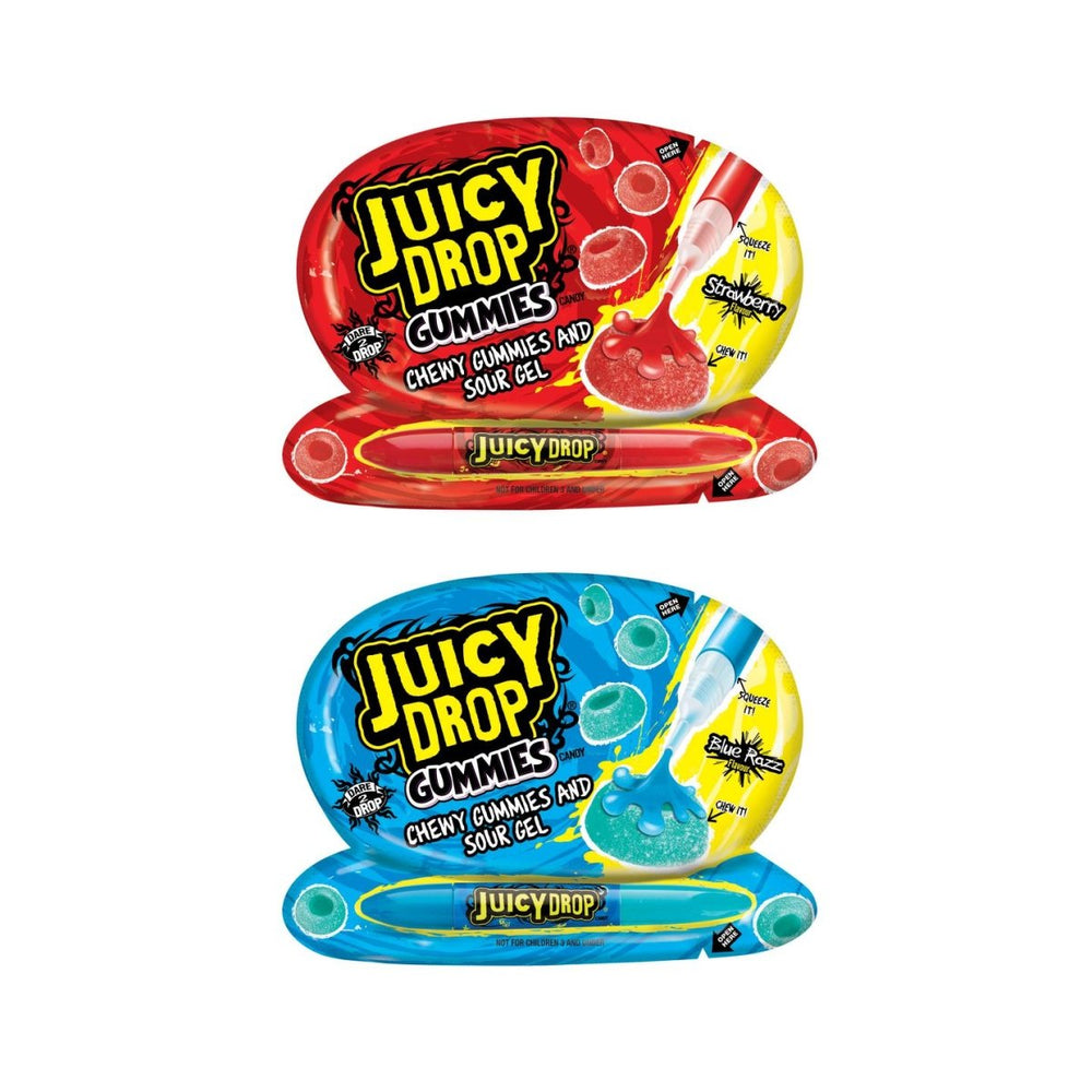 Juicy Drop Juicy Drop Gummies Chewy Gummies and Sour Gel 57g - Candy Mail UK